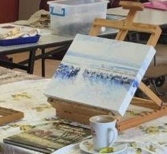 The Colac Neighbourhood House is home to a wonderful group of talented artists who have painted together for over 15years.Their inspiration comes from many areas and they enjoy using different mediums to create beautiful pieces of work in a supportive environment.